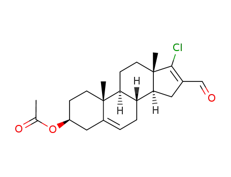 3β-acetoxy-17-chloro-16-formylandrost-5,16-diene